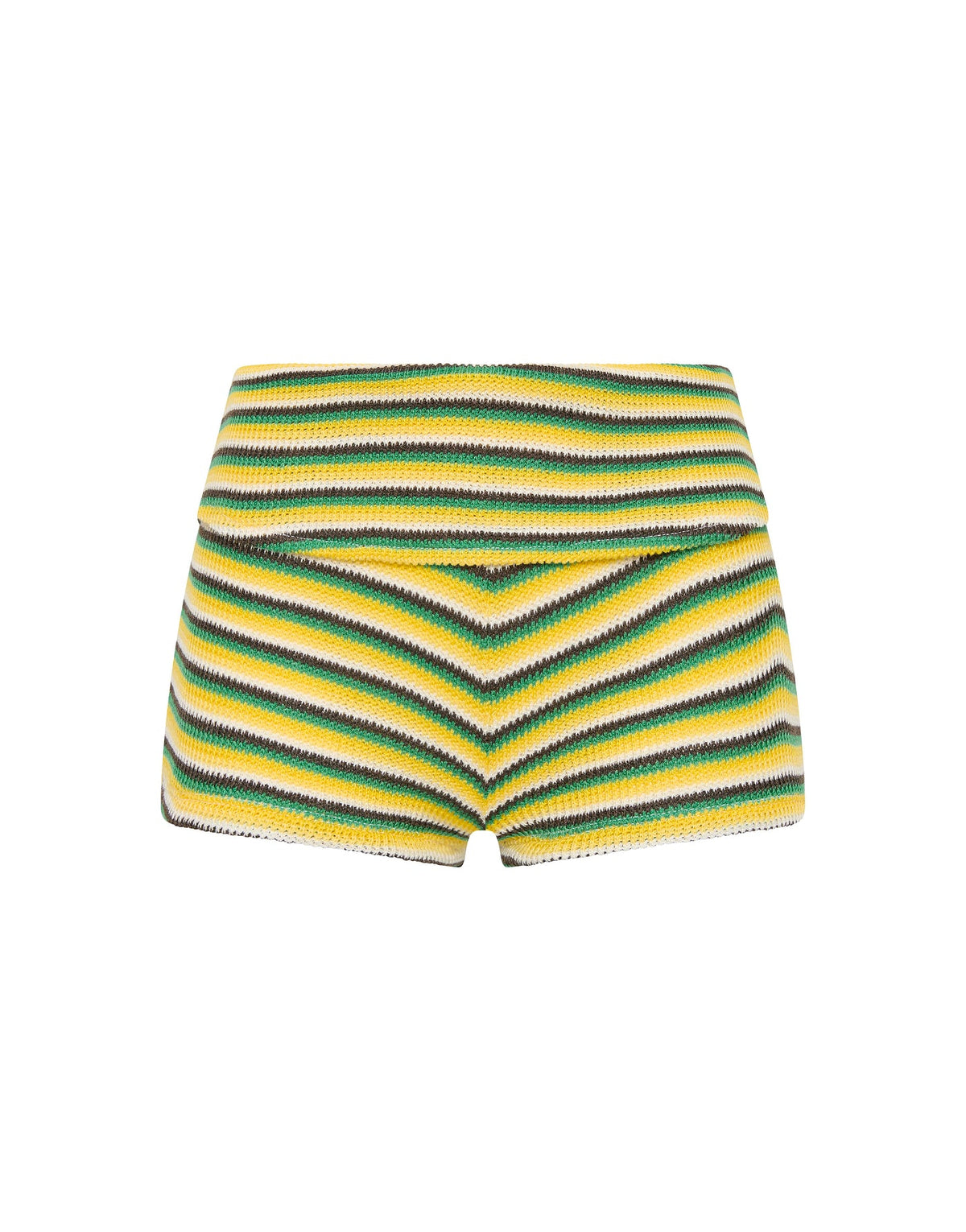 ELLI - LEMONADE Crochet Stripe Short image 1