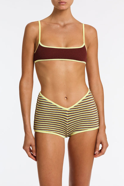 RICHI - BUTTER CROCHET STRIPE Short image 3