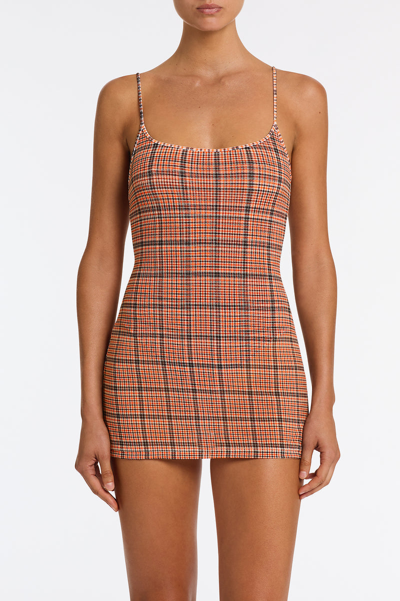 JAMI - JAM CHECK Mini Dress image 4