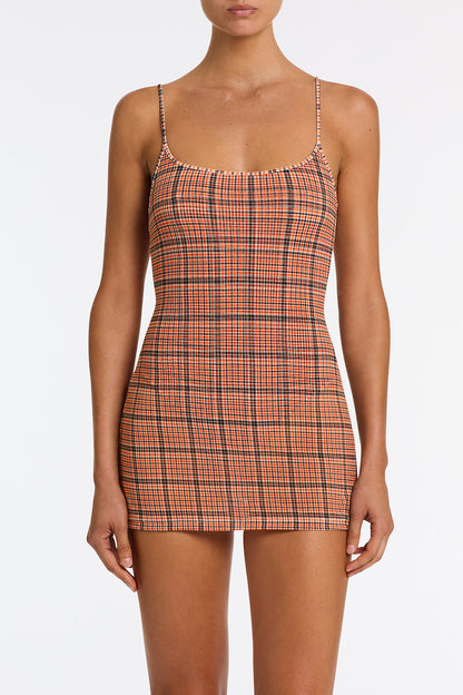 JAMI - JAM CHECK Mini Dress image 4