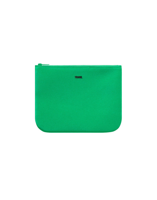 JUNGLE - Green Neoprene Zip Pouch image 1